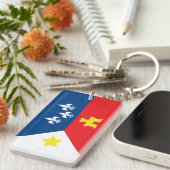 Porte-clés Drapeau d'Acadiana Cajun (Devant droit)