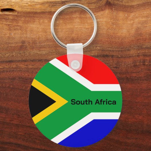 PORTE-CLÉS DRAPEAU D'AFRIQUE DU SUD (Verso)