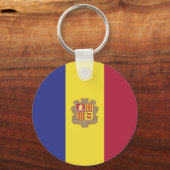 Porte-clés drapeau d'Andorre (Verso)