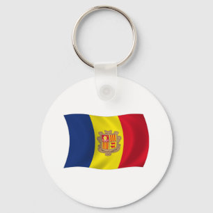 Porte-clés Drapeau d'Andorre