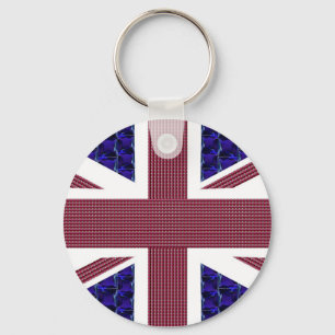 Porte-clés Drapeau d'Angleterre, drapeau de Grande-Bretagne