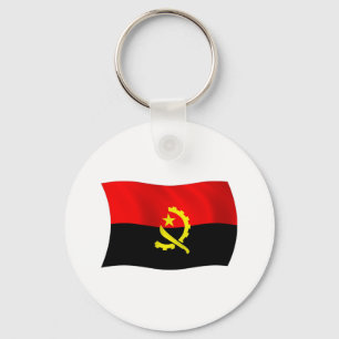 Porte-clés Drapeau d'Angola