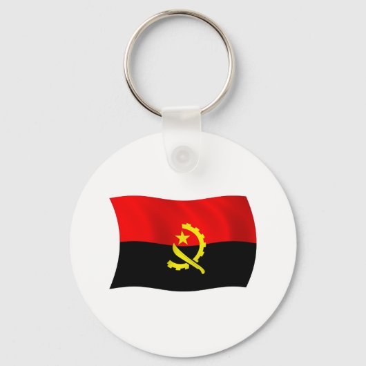 Porte-clés Drapeau d'Angola (Recto)
