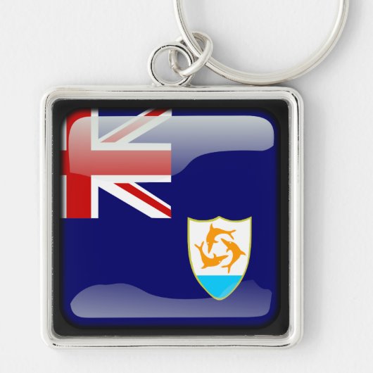 Porte-clés Drapeau d'Anguilla (Devant)