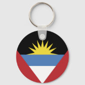 Porte-clés Drapeau d'Antigua-et-Barbuda (Recto)