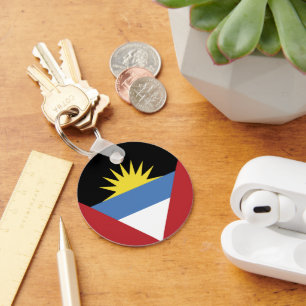 Porte-clés Drapeau d'Antigua-et-Barbuda