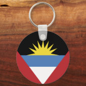 Porte-clés Drapeau d'Antigua-et-Barbuda (Recto)