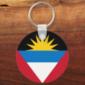Porte-clés Drapeau d'Antigua-et-Barbuda (Recto)