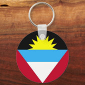 Porte-clés Drapeau d'Antigua-et-Barbuda (Recto)