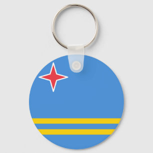 Porte-clés Drapeau d'Aruba