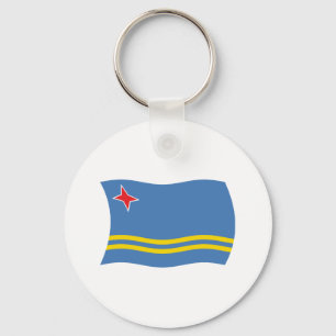 Porte-clés Drapeau d'Aruba