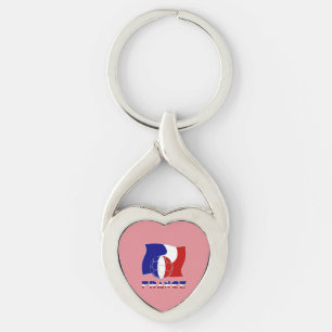 Porte-clés Drapeau de balle de football français