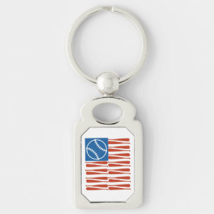 Porte-clés Drapeau de baseball