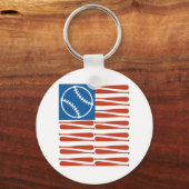 Porte-clés Drapeau de baseball (Recto)