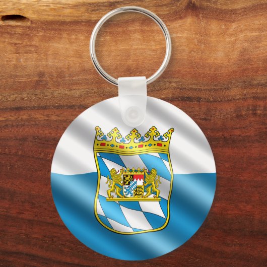 Porte-clés Drapeau de Bavière (Recto)