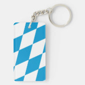 Porte-clés Drapeau de Bavière, ALLEMAGNE (Dos)