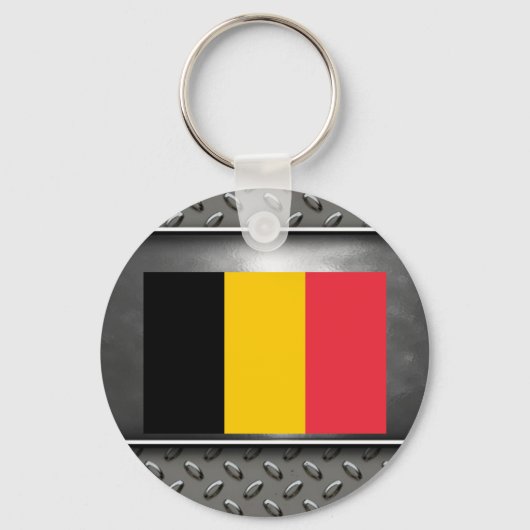 Porte-clés Drapeau de Belgique (Recto)