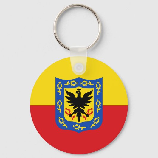 Porte-clés Drapeau de Bogota, Colombie (Recto)
