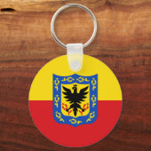 Porte-clés Drapeau de Bogota, Colombie (Recto)