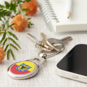 Porte-clés Drapeau de Bogota, Colombie Porte - clé (Côté )