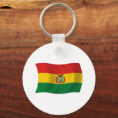 Porte-clés Drapeau de Bolivie (Recto)