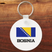 Porte-clés Drapeau de Bosnie (Recto)