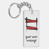 Porte-clés Drapeau de brosse de l'Autriche (Devant gauche)