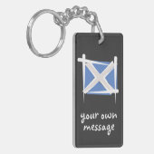 Porte-clés Drapeau de brosse de l'Ecosse (Devant gauche)