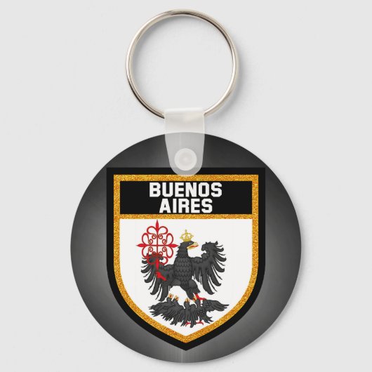 Porte-clés Drapeau de Buenos Aires (Recto)