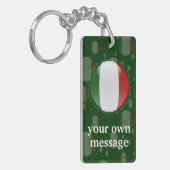 Porte-clés Drapeau de bulle de l'Italie (Devant gauche)