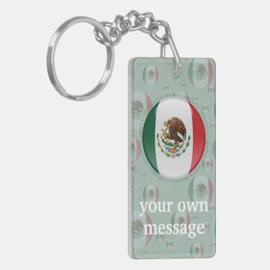 Porte-clés Drapeau de bulle du Mexique (Devant gauche)