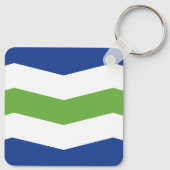 Porte-clés Drapeau de Burlington, Vermont (Dos)