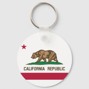 PORTE-CLÉS DRAPEAU DE CALIFORNIE