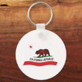 Porte-clés Drapeau de Californie (Recto)