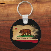 Porte-clés Drapeau de Californie (Recto)