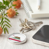 Porte-clés Drapeau de Californie (Côté)