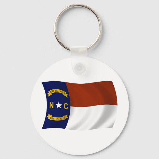 Porte-clés Drapeau de Caroline du Nord (Recto)