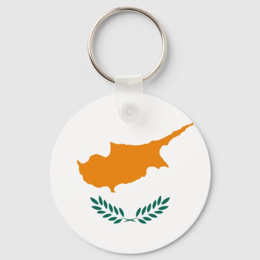 Porte-clés Drapeau de Chypre (Recto)