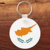 Porte-clés Drapeau de Chypre (Recto)