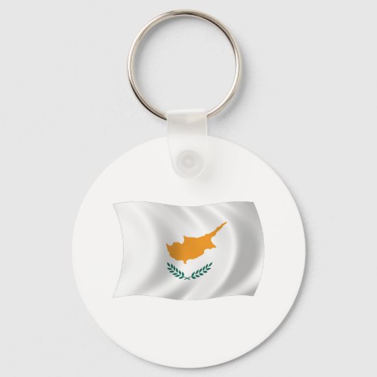 Porte-clés Drapeau de Chypre (Recto)