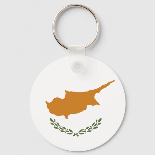Porte-clés Drapeau de Chypre (Recto)