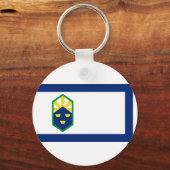Porte-clés Drapeau de Colorado Springs, Colorado (Recto)