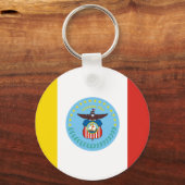 Porte-clés Drapeau de Columbus, Ohio (Recto)