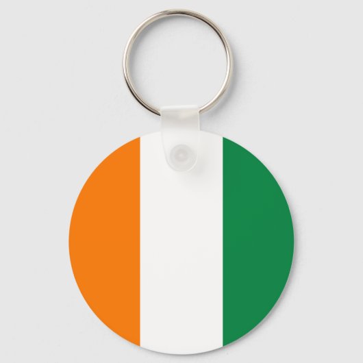 Porte-clés Drapeau de Côte d'Ivoire (Recto)