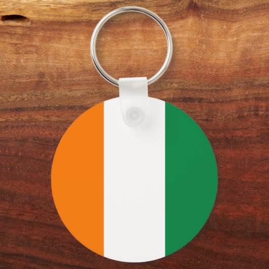 Porte-clés Drapeau de Côte d'Ivoire (Recto)