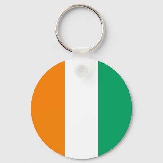 Porte-clés Drapeau de Côte d'Ivoire (Recto)