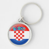 Porte-clés Drapeau de Croatie (Devant)