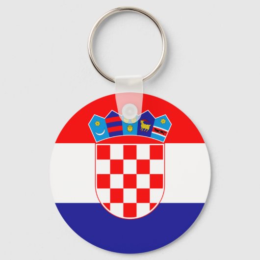 Porte-clés Drapeau de Croatie Porte - clé (Recto)