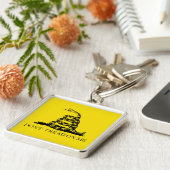 Porte-clés Drapeau de crotale de Gadsden : Guerre révolutionn (Côté)