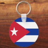 Porte-clés Drapeau de Cuba (Recto)